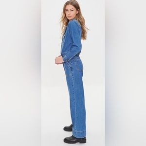 Forever 21 Denim Utility Suit